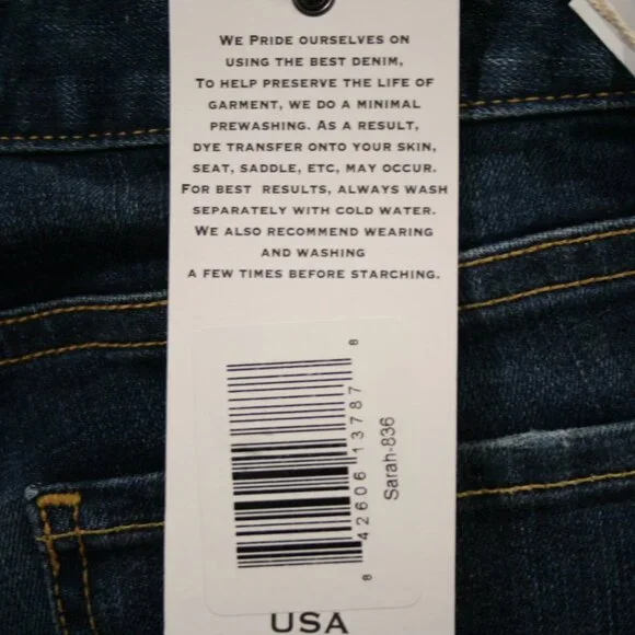 Kimes Ranch Sarah Jeans Blue High Rise Bootcut Size 8/36 NWT - Picture 6 of 13